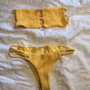 Yellow bikini
